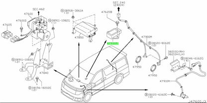Genuine Nissan 350Z Z33 Yaw Rate G Sensor VDC 47931-AL70A OEM0