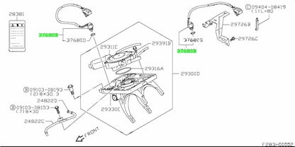 37680-65J00-000 Suzuki Switch assy,4wd 3768065J00000, New Genuine OEM Part1
