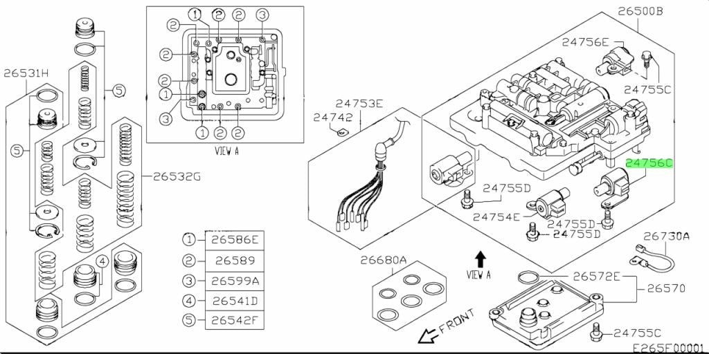 24756-81A30-000 Suzuki Solenoid assy,shift no.4 2475681A30000, New Genuine OEM P0