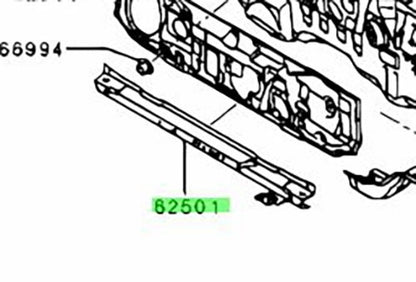 OEM Genuine Mitsubishi Lancer Evolution CZ4A CROSSMEMBER,DASH PANEL,UPR 5240A6681