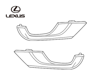 OEM MOULDING SUB FR BUMPER SIDE R&L SET Toyota Lexus LX 600 52702/52703-600300