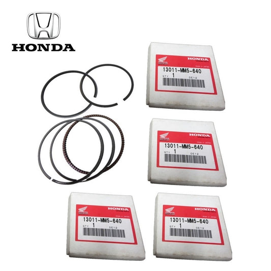 Honda Genuine 13011-MM5-640 (x4) CBR1000F CB1000 VF1000R Piston Ring Set OEM0