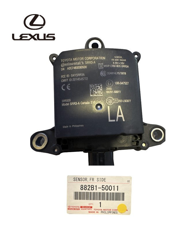 Genuine TOYOTA Lexus LS Series LS500/500H Front SideRadarSensor Assy 882B1-500110