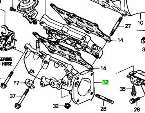 OEM Honda Acura Integra DC2 GS-R Type R B18C Intake Manifold B 17110-P72-0101