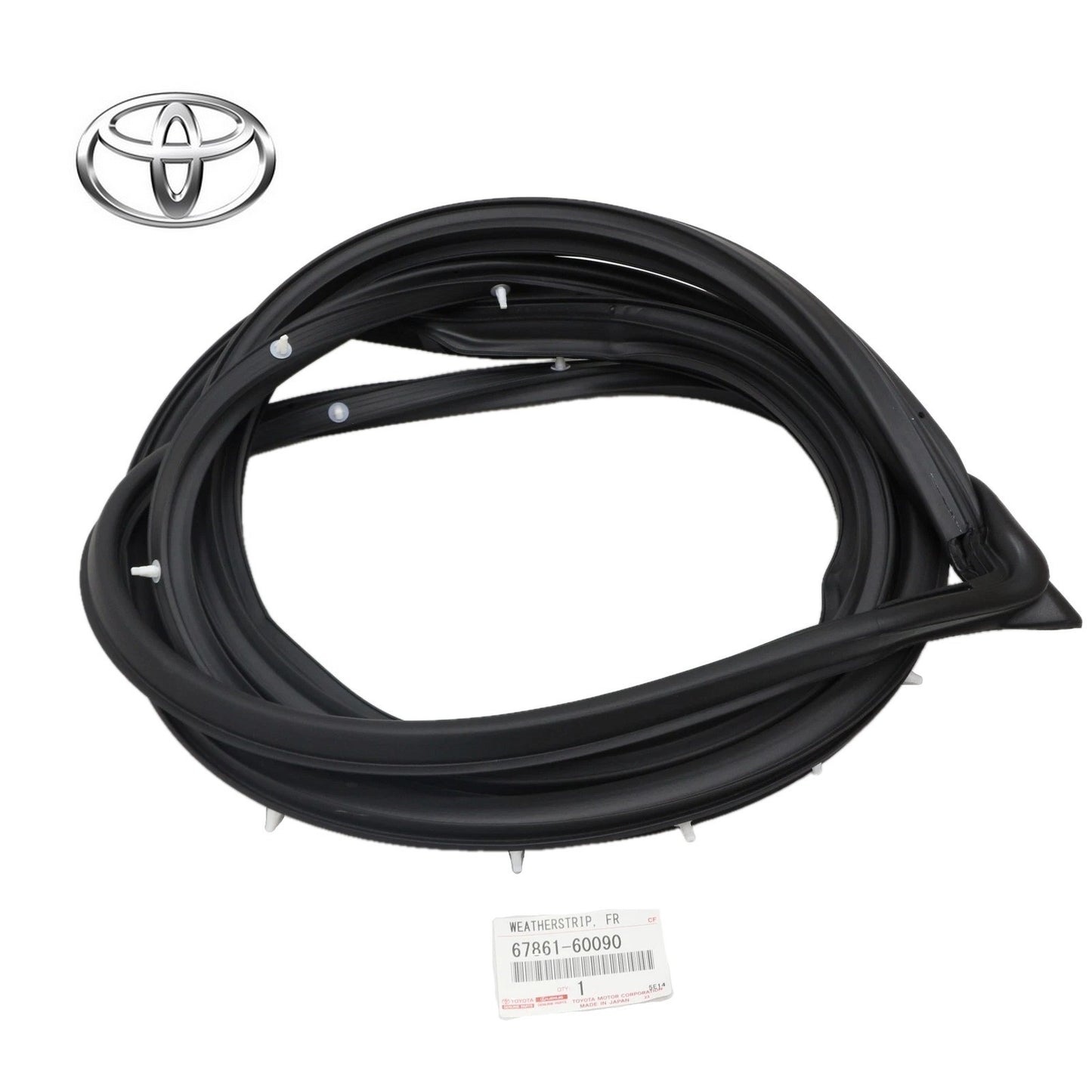 【NEW】Toyota Genuine Land Cruiser Prado WEATHERSTRIP, FRONT DOOR, RH 67861-600900