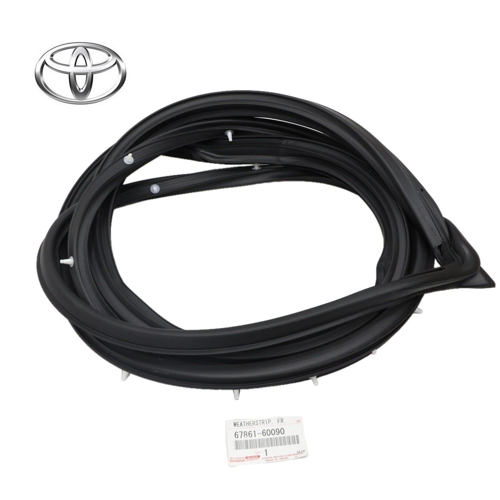 【NEW】Toyota Genuine Land Cruiser Prado WEATHERSTRIP, FRONT DOOR, RH 67861-600900
