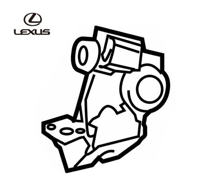 OEM Genuine TOYOTA LEXUS BackDoorLock Assy With Courtesy Lamp Switch 69350-480600