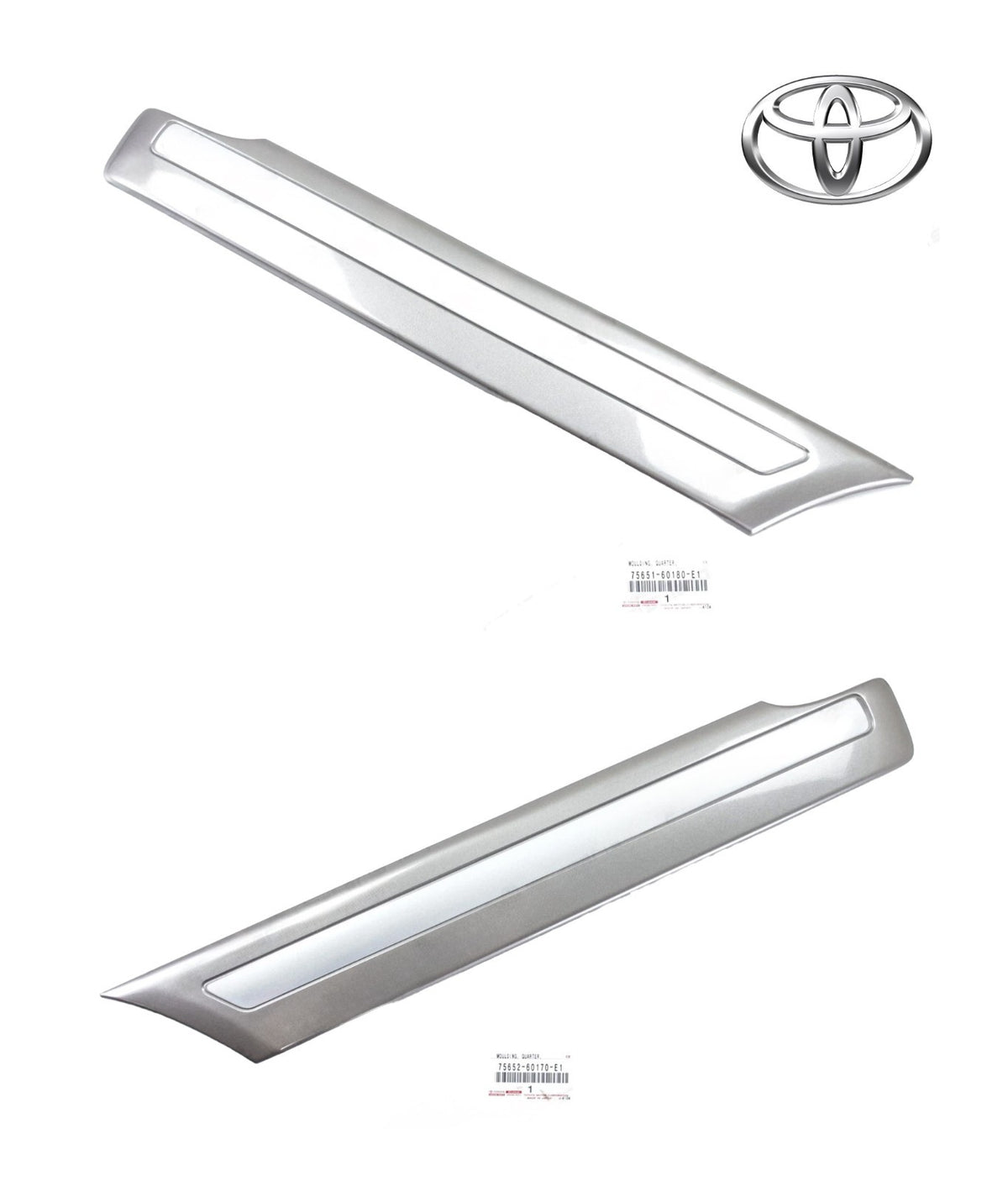 TOYOTA LAND CRUISER UZJ100 98-04 Genuine Quarter Outside Moulding RH & LH Set