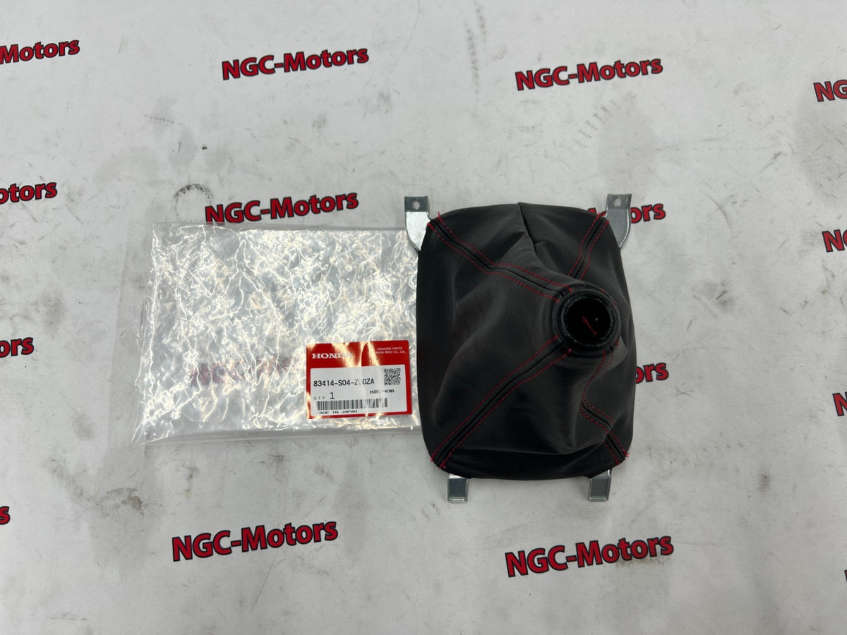 HONDA GENUINE CIVIC 96-00 EK Type-R Red Stitch Shift Change Boot 83414-S04-Z50ZA