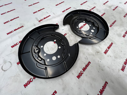 Genuine Nissan Rear Brake Backing Plate LH＆RH SET 44020-WL001 44030-WL001 NEW
