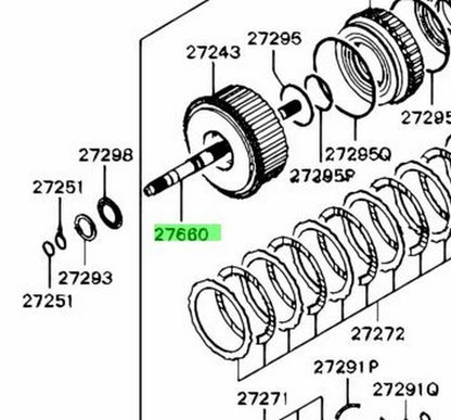 New Genuine Mitsubishi FUSO Automatic Transmission Input Shaft MR534819 OEM1