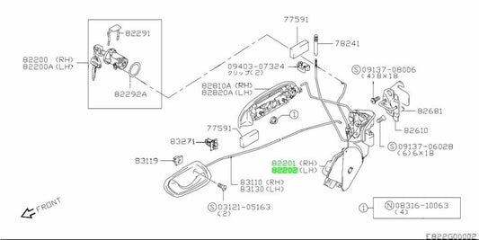 Genuine Suzuki Jimny Roof Rail Molding End Cap Cover RH LH 8220181A20 8220281A200