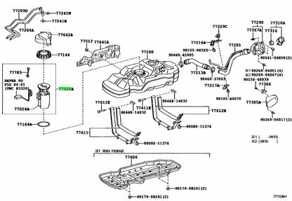 Toyota Genuine Fuel Pump Suction Assembly 77020-04061 for Tacoma 2005-20161
