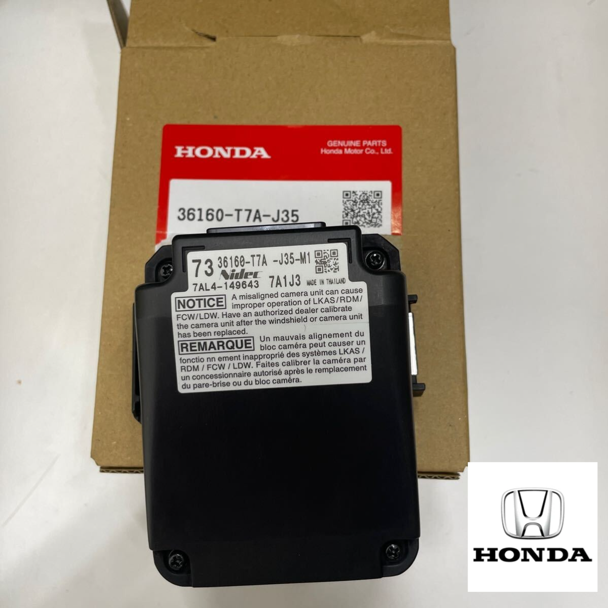 Genuine Honda Front Camera Assy 36160-T7A-J34 VEZEL RU3 Honda SENSING0