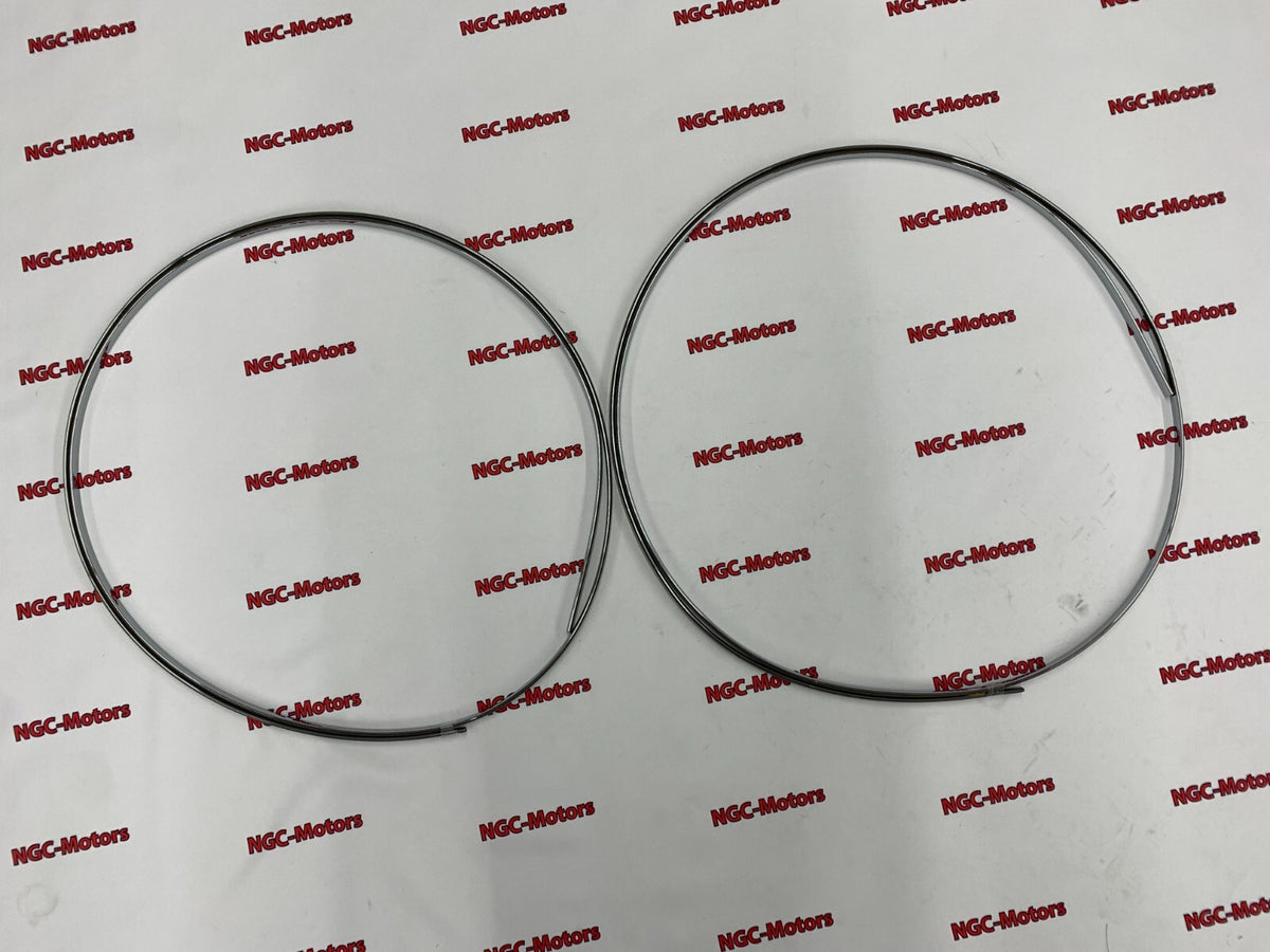 TOYOTA LEXUS Genuine LS430 Front&Rear Bumper Chrome Moulding Trim 52751-50030 x2