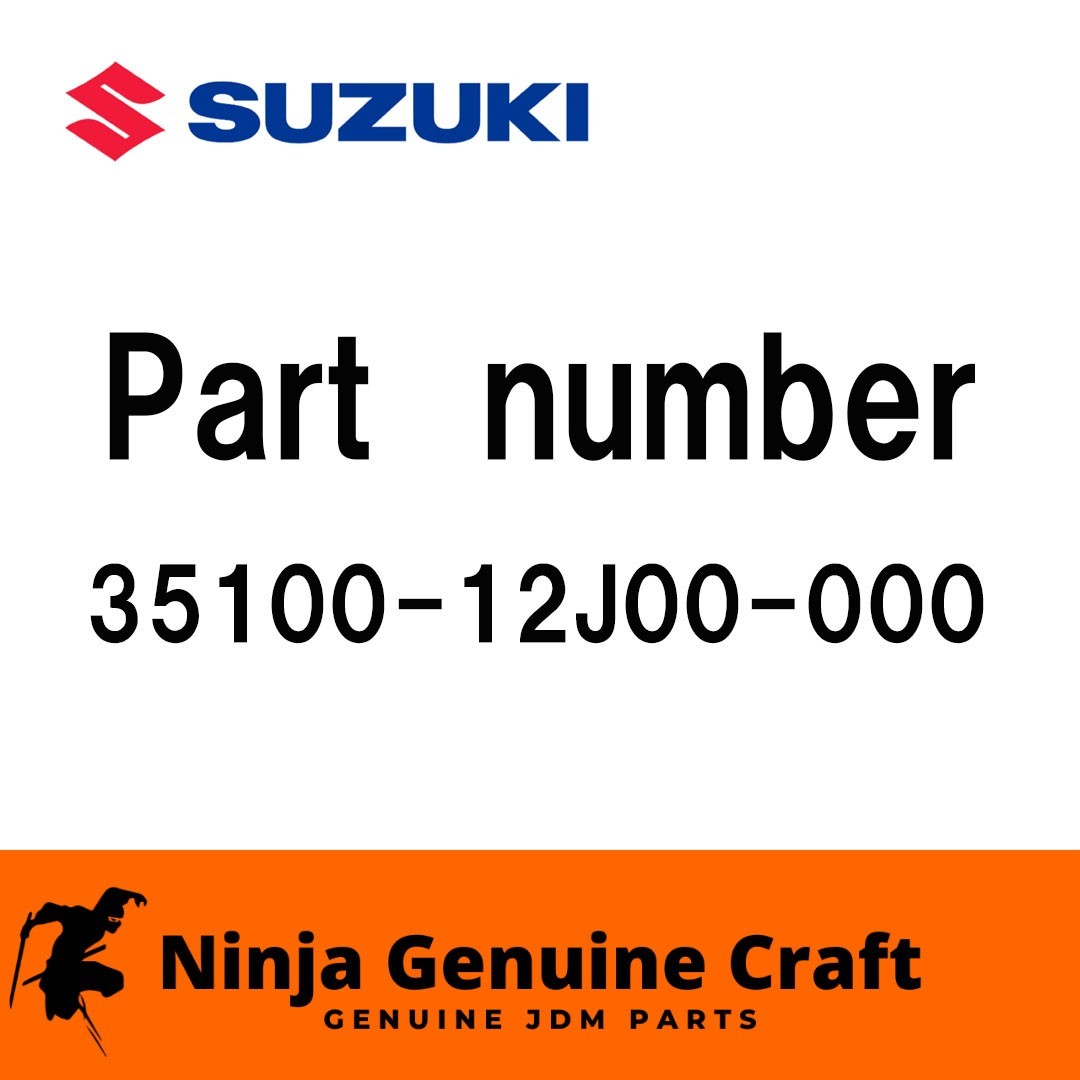 35100-12J00-000 Suzuki Lamp assy,front comb 3510012J00000, New Genuine OEM Part