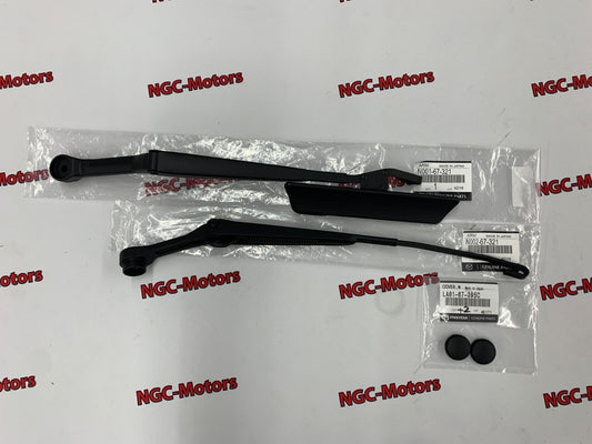 Mazda Windshield Front Wiper Arm RH&LH COVER×2 MX5 Miata ROADSTER NA 89-94 RHD