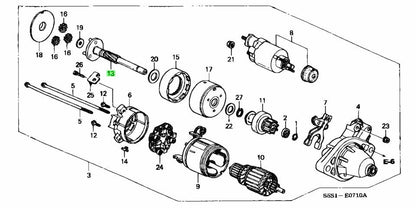 HONDA CR-V ZL K24A RE3 SHAFT, DRIVE 31213PNA003