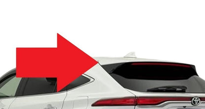 Rear Roof Spoiler with 3rd Brake Light OEM Toyota 80 Harrier Venza 070 Pearl JDM1