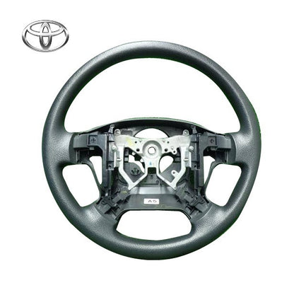 Genuine Toyota Hiace GDH201V Urethane Steering Wheel Dk Gray OEM 45100-26350-B00