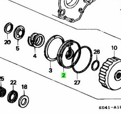 OEM Honda Integra Civic CR-V Del Sol AT Clutch Piston 22531-PDM-000 Genuine1