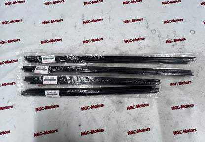TOYOTA Genuine Front & Rear Door Window Belt Weatherstrip RH&LH 4pc Set