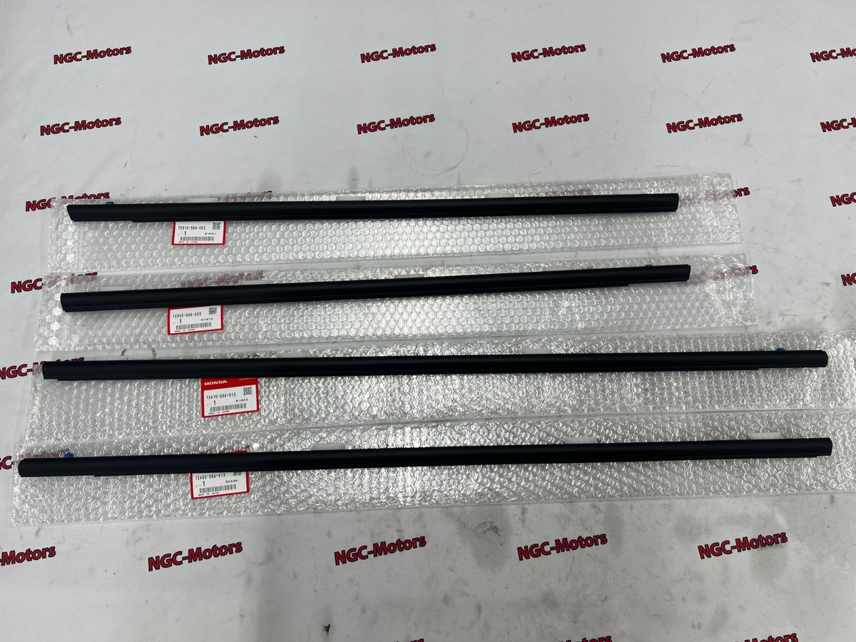 OEM Honda Door Molding Assy Set CIVIC 7th Gen 2000~2005 72410/72450/72910/72950