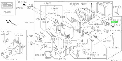 New Genuine Nissan HVAC Power Module Assembly 27761-15U00 OEM0