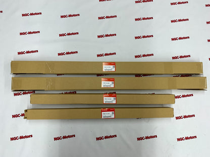 Honda ACURA genuine 4pcs Window Molding Weatherstrip Trim Chrome TSX Sedan 09-14