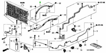OEM HOSE COMP., SUCTION Genuine Honda S2000 AP2 80311-S2A-003