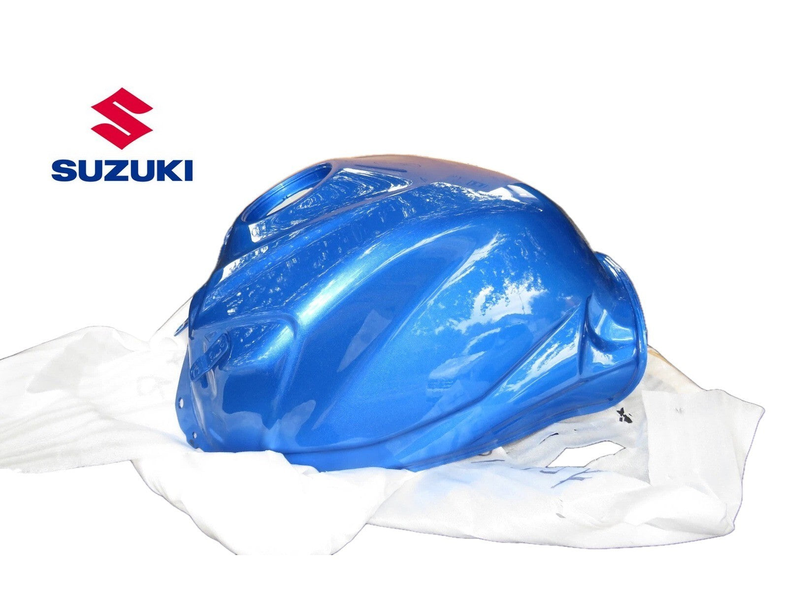 NOS Suzuki GSX-R600 GSX-750 2008-2009 Genuine Fuel Tank BLUE 44100-37H01-YSF0