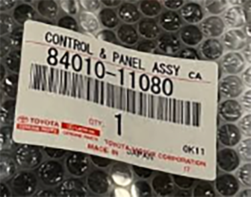 OEM Genuine TOYOTA Lexus Integration Control Panel Assy 84010-11080 84010110802