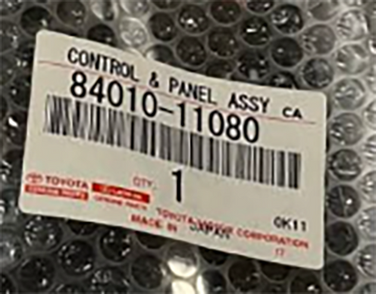 OEM Genuine TOYOTA Lexus Integration Control Panel Assy 84010-11080 84010110802
