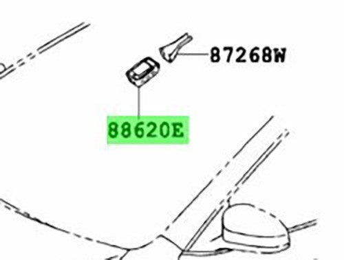 OEM Genuine TOYOTA Lexus Air Conditioner Humidity Sensor 88620-33010 88620330101