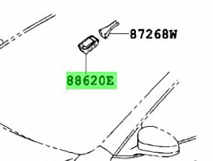 OEM Genuine TOYOTA Lexus Air Conditioner Humidity Sensor 88620-33010 88620330101