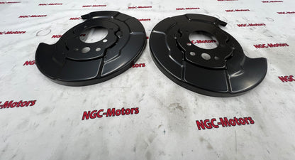 Genuine Nissan Rear Brake Backing Plate LH＆RH SET 44020-WL001 44030-WL001 NEW