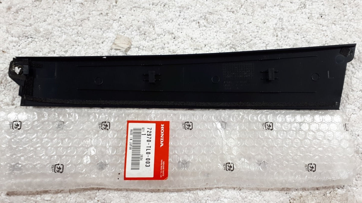 2009-2014 ACURA TSX LEFT REAR DOOR SASH TRIM MOLDING NEW OEM 72970-TL0-003