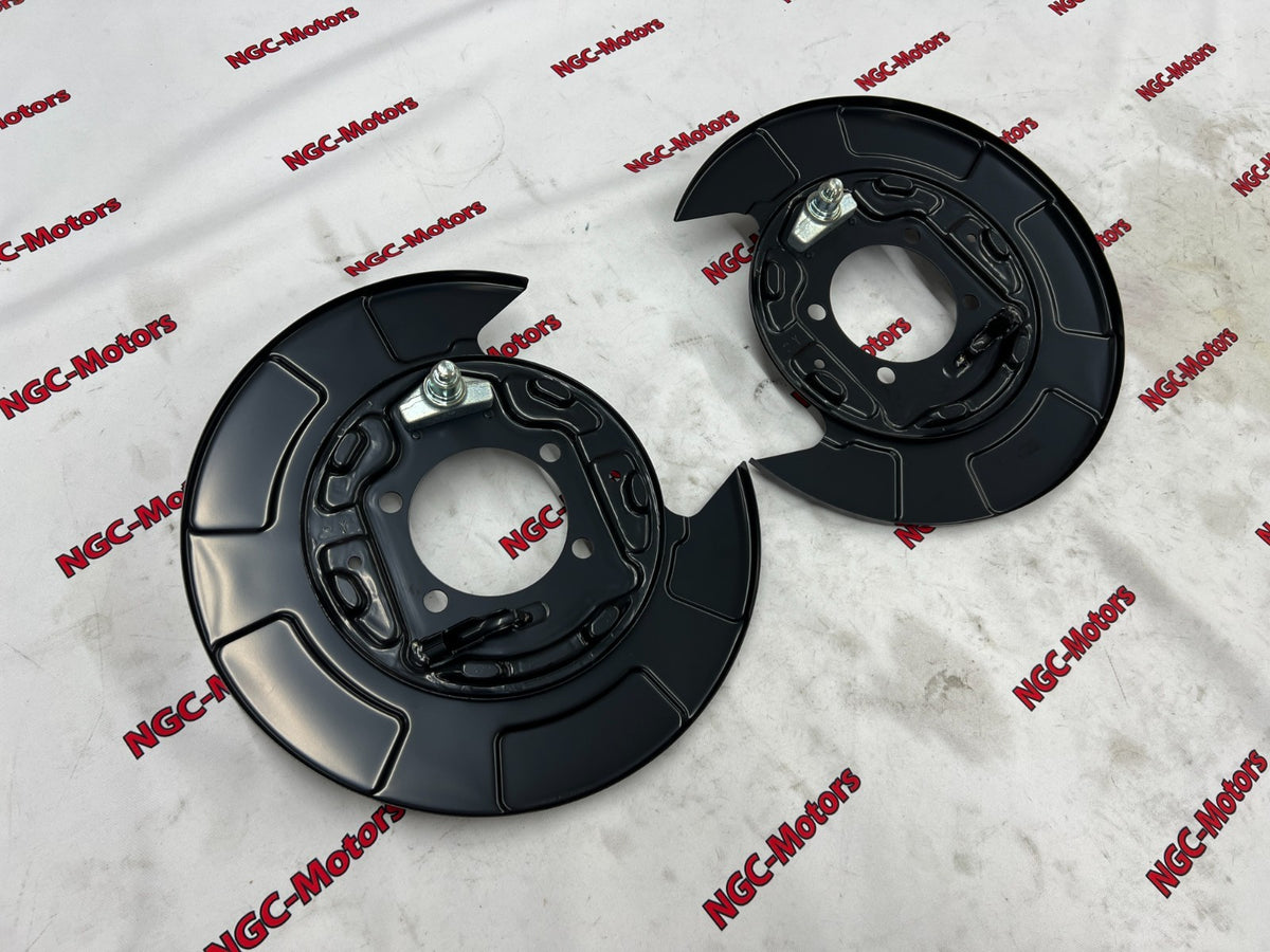 MITSUBISHI LANCER CY4A '09-15 Genuine Rear Brake Backing Plate RH & LH Set OEM