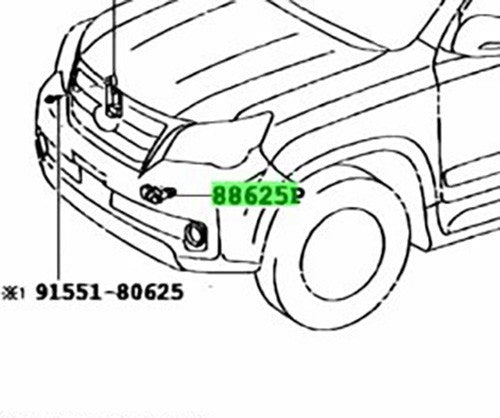 OEM Genuine TOYOTA Lexus Ambient Temp Thermistor Sensor 88790-60120 88790601200