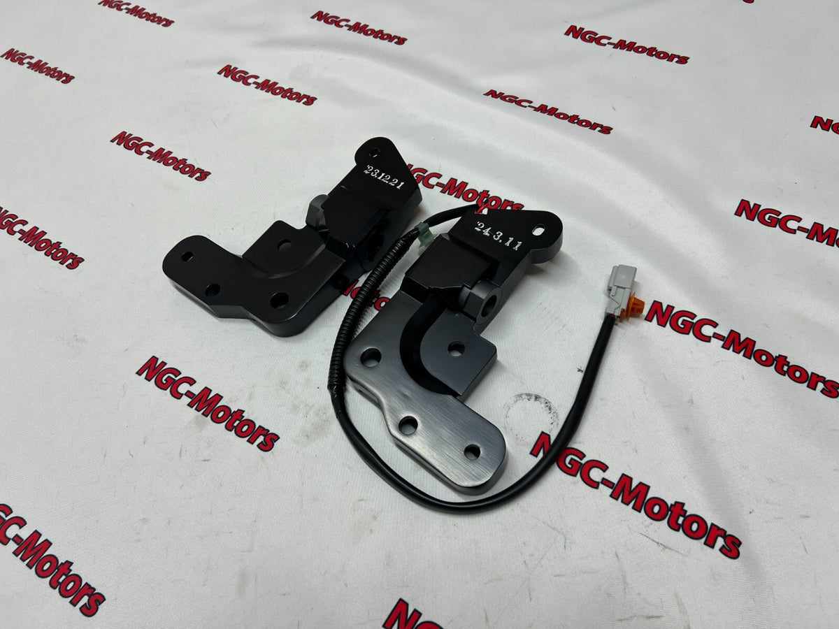 HONDA S2000 AP1 AP2 00-09 OEM HARDTOP REAR SIDE CATCHER BRACKET PAIR SET GENUINE