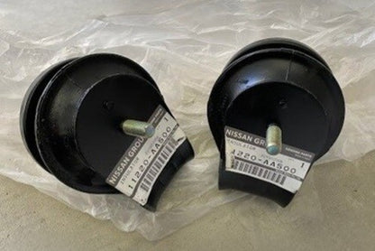 OEM Genuine Nissan INSULATOR ENGINE MOUNTING FRONT 2piece Skyline ER34 RB25DE