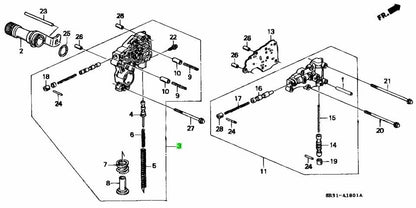 OEM Honda 27200-P24-N00 Regulator Body Assy AT Transmission Civic Del Sol1