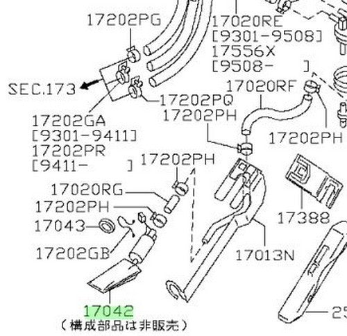 New Genuine Nissan In-Tank Fuel Pump Assembly 17042-70T00 OEM1