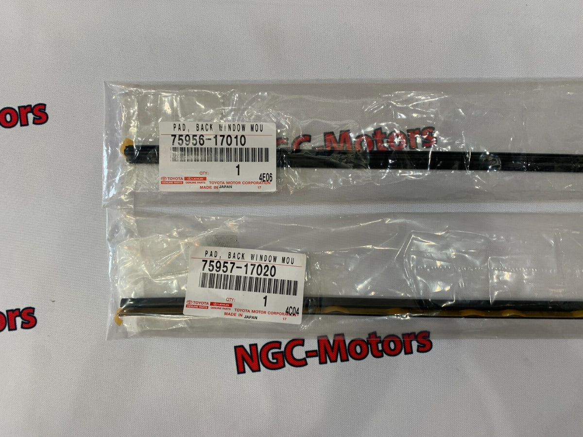 Toyota 75956-17010&75957-17020 MR2 SW20 Rear BACK WINDOW MOULDING No.2 & No.3
