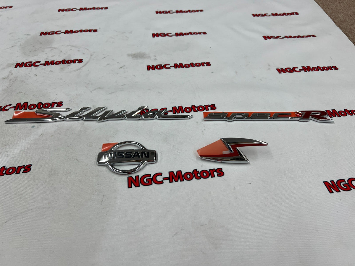 S15 Silvia Emblem Badge Set of 5 Nissan Genuine