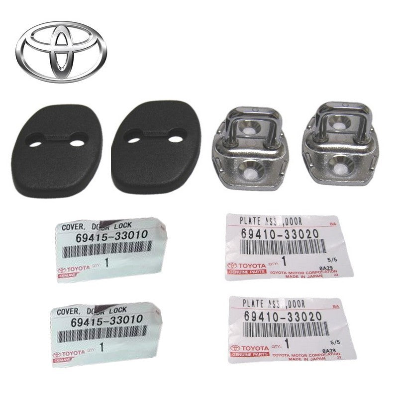 OEM Genuine TOYOTA LEXUS DoorLockStriker Plate Cover 69410-33020×2 69415-33010×20