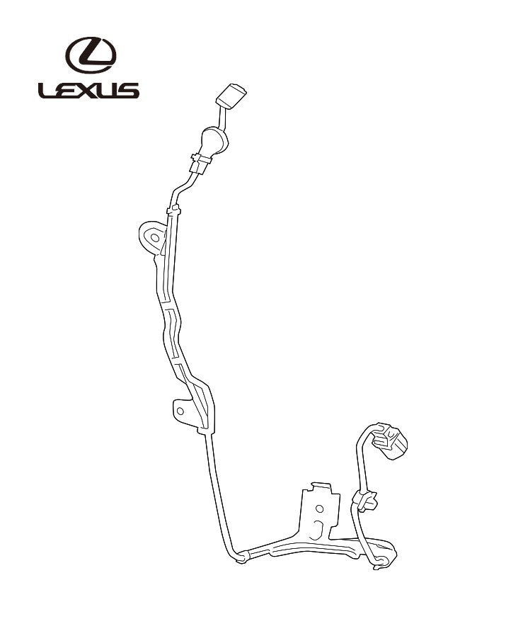 Genuine TOYOTA Lexus GSF RCF Absorber Control WireHarness 89244-24010 89244240100