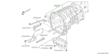 NEW Genuine Subaru Transmission Case Complete Gearbox Housing OEM 32114AA3101