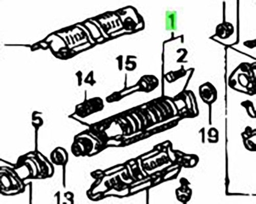 OEM Honda Civic EK4 Del Sol EG2 Catalytic Converter Genuine 18160-P30-J101