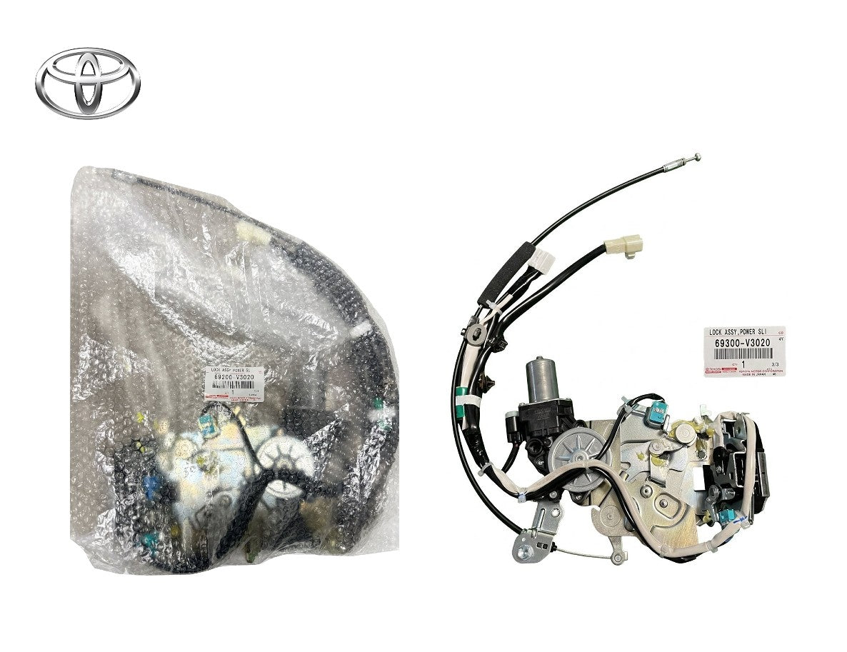 Genuine Toyota Hiace GDH201V Power Slide Door Lock Pair 69200-V3020 69300-V30200